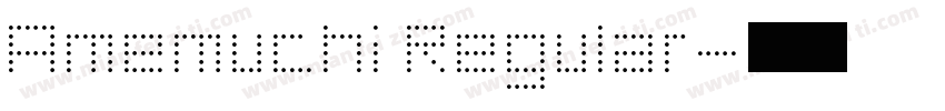Amemuchi Regular字体转换